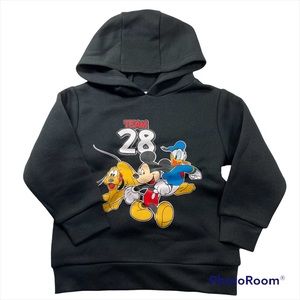 NWT Mickey black Pullover Hoodie Size 3T